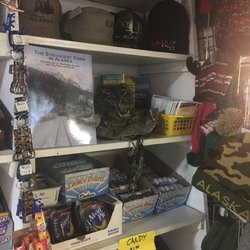 Avis Alaska Rental Cars - Souvenirs, Hats, and rain gear (you'll probably need it!) sold here!