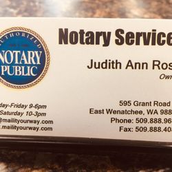 Mail It Your Way - Notary Services