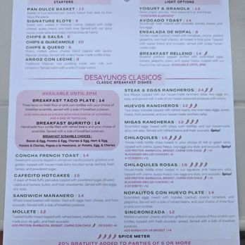 Cafecito - Menu - Mexican Near Me - Fort Worth, Texas Cafecito - Menu - Mexican Near Me - Fort Worth, Texas