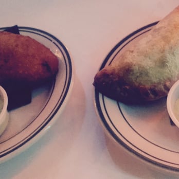 Café Citron - Chicken arepa and spinach empanada - Latin American Near Me - Washington, DC, District of Columbia