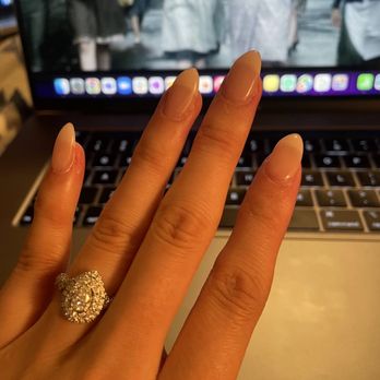 Golden Nails & Spa - Classic french - Nail Salons Near Me - Seattle, Washington
