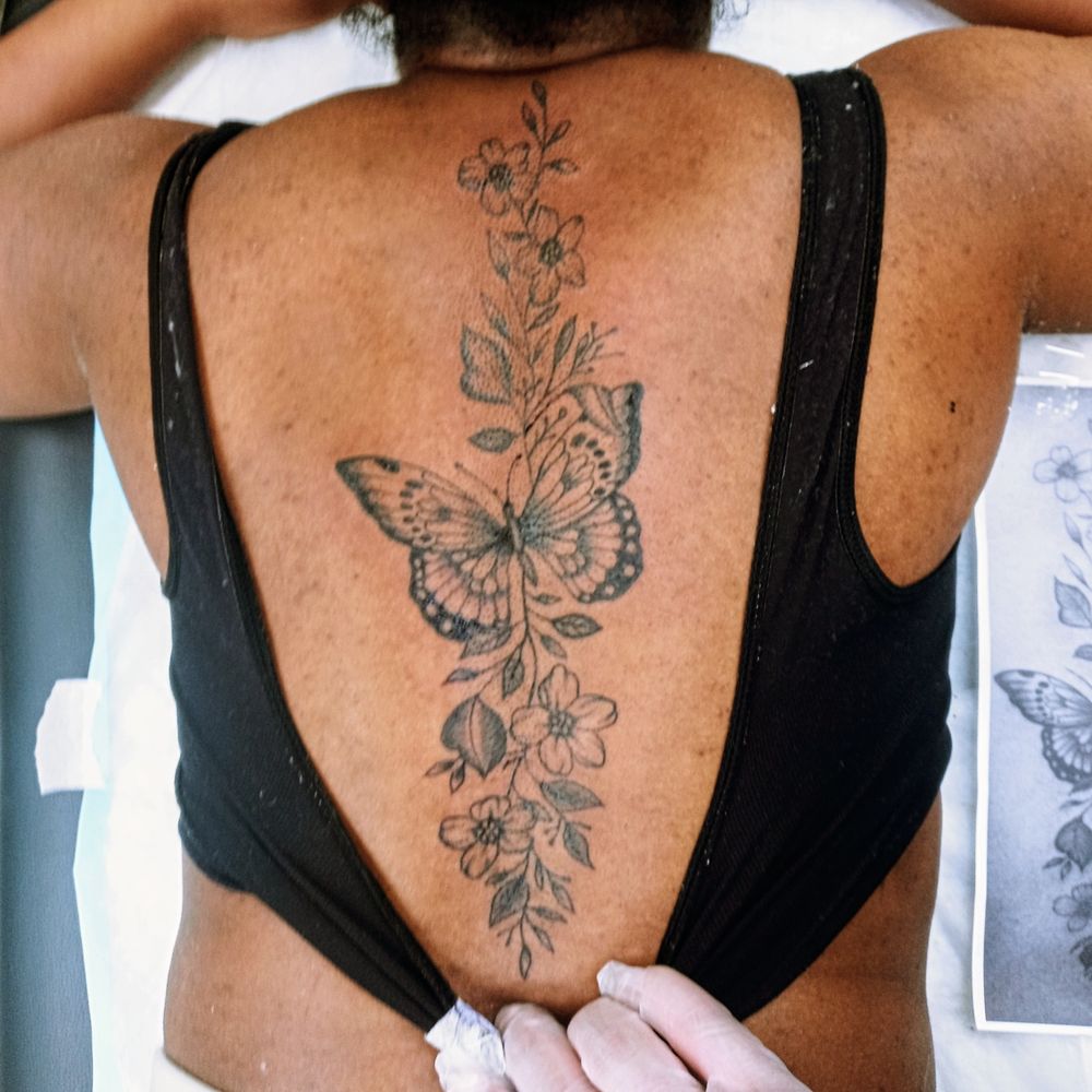 Stencil was terrible but had fun with this one ✔️ #fallout4 #tattoo  #fallout #fypage, image size:1000x1000