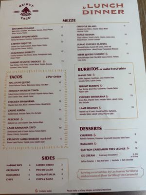 Menu photo 5 Beirut Taco Kansas City, MO Menu photo 5 Beirut Taco Kansas City, MO