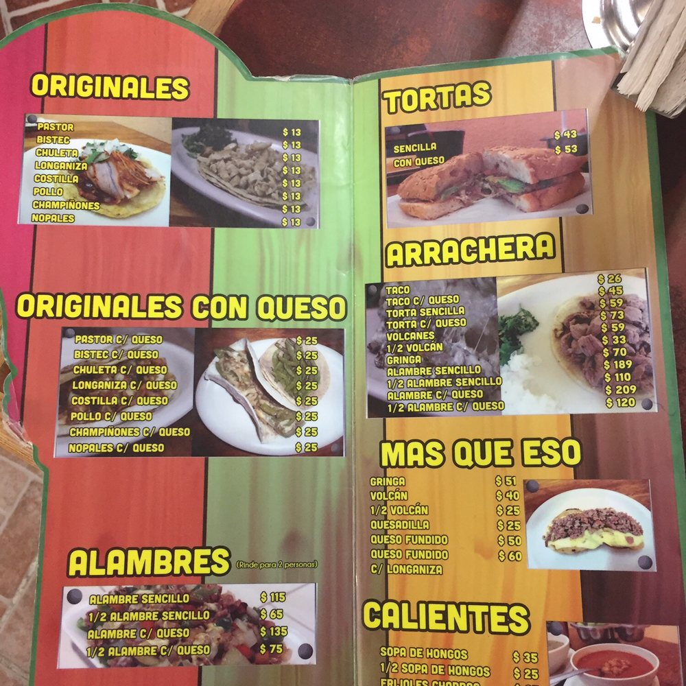 Taquería Los Foquitos - Too many delicious choices! - Tacos Near Me - Metepec, MEX