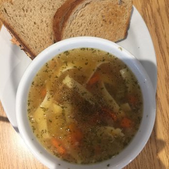 Village Cafe - Chicken noodle soup & sandwich! - Canadian (New) Near Me - Ohsweken, Ontario