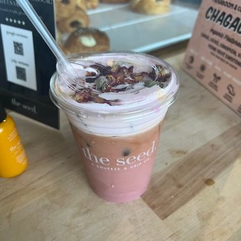 the seed. - Boynton Beach - Rose Latte with edible petals amazing! - Coffee & Tea Near Me - Boynton Beach, Florida the seed. - Boynton Beach - Rose Latte with edible petals amazing! - Coffee & Tea Near Me - Boynton Beach, Florida