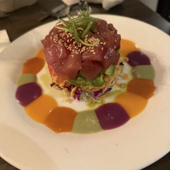Jackie Rey's Ohana Grill Hilo - Poke tower - Seafood Near Me - Hilo, Hawaii Jackie Rey's Ohana Grill Hilo - Poke tower - Seafood Near Me - Hilo, Hawaii