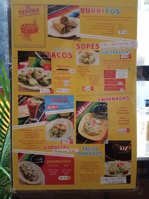 Menu photo 2 Antojitos Veracruzanos El Tesoro Somerset, KY Menu photo 2 Antojitos Veracruzanos El Tesoro Somerset, KY