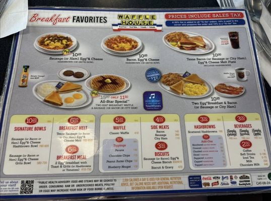 Menu photo 1 Waffle House Hagerstown, MD