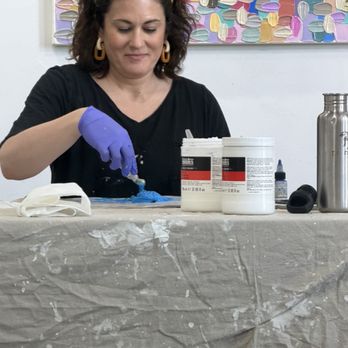 Artspace Warehouse - Shiri Phillips- Ensembles in Color, the artist's painting demonstration 3-8-2026 - Art Galleries Near Me - Los Angeles, California