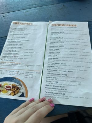 Menu photo 2 Paradise Cuban Restaurant Marathon, FL Menu photo 2 Paradise Cuban Restaurant Marathon, FL