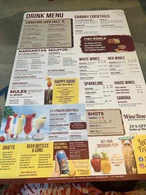 Menu photo 6 Crabby Bill's St. Pete Beach, FL Menu photo 6 Crabby Bill's St. Pete Beach, FL
