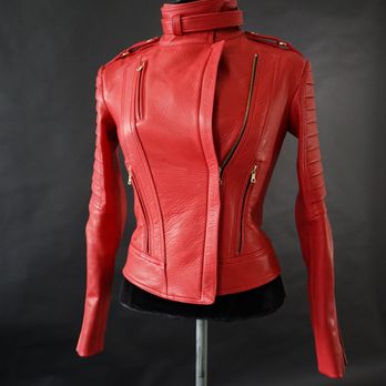 Ocean Drive Leather - FJ50 in red deerskin - Leather Goods Near Me - Vancouver, British Columbia