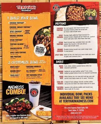 Menu photo 2 Teriyaki Madness St Johns, FL Menu photo 2 Teriyaki Madness St Johns, FL