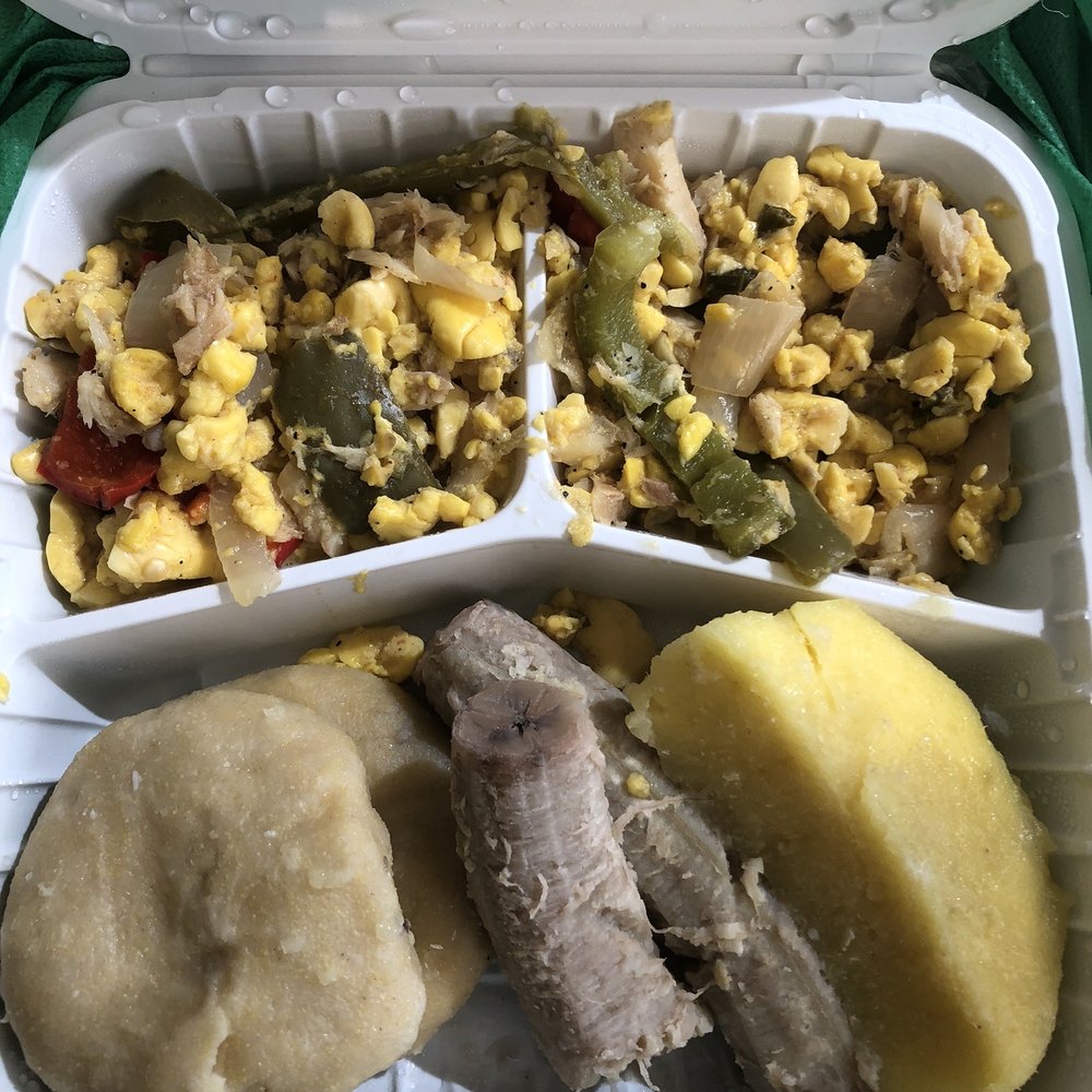 Top Taste - Their Ackee and Saltfish is usually pretty good. They make really good fried dumplin - Caribbean Near Me - Irvington, New Jersey