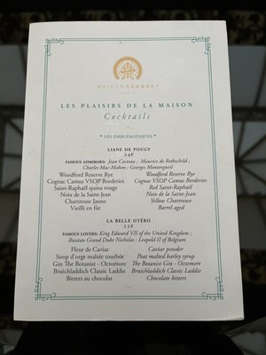 Menu photo 2 Maison Souquet - Bar Paris, 75