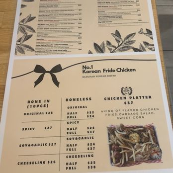Banchan Korean Bistro - Menu - Korean Near Me - Langley, British Columbia Banchan Korean Bistro - Menu - Korean Near Me - Langley, British Columbia