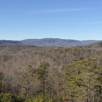 Carolina Getaway Cabins - View from cabin - Vacation Rentals Near Me - Dobson, North Carolina
