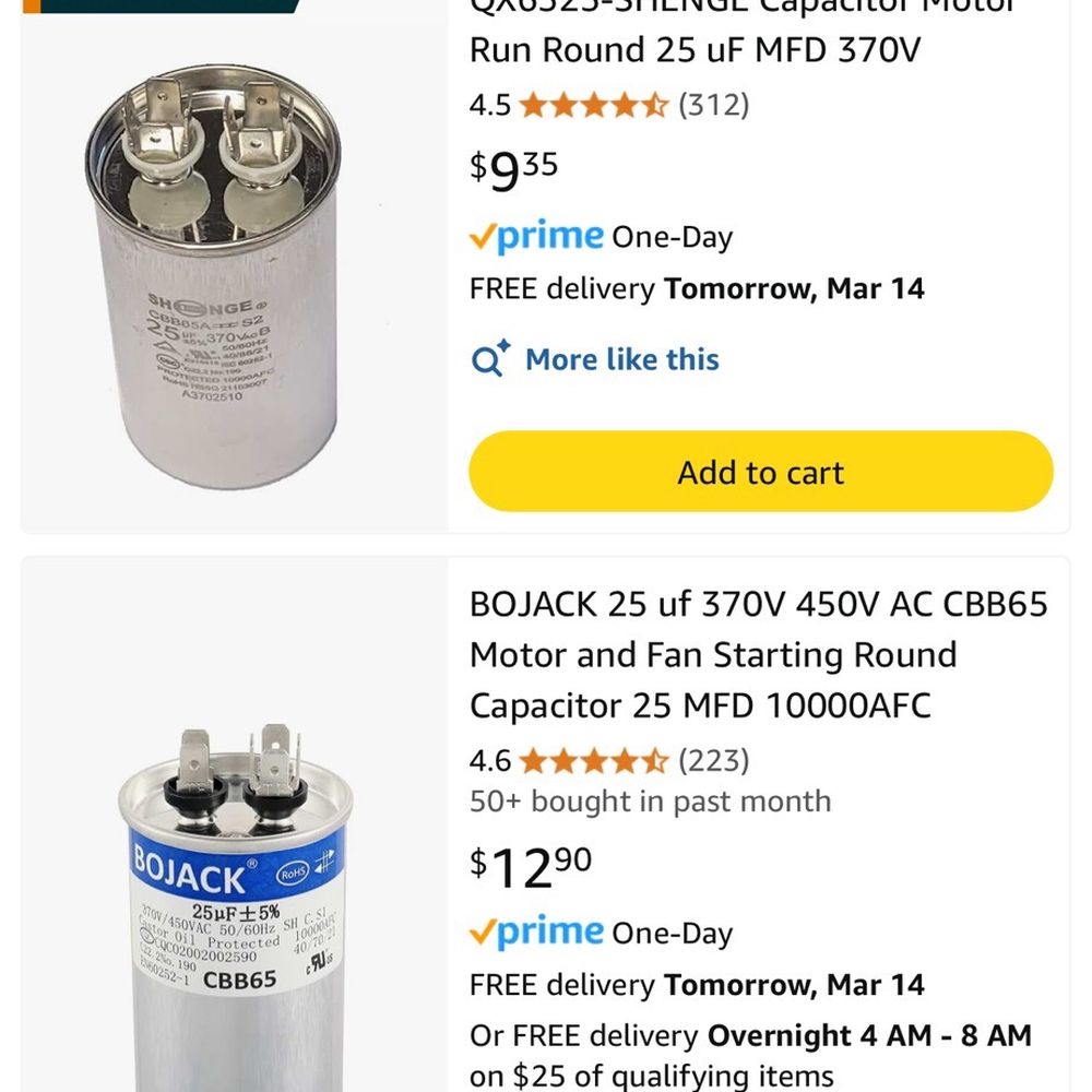 Grande Air Solutions - Capacitor cost - Heating & Air Conditioning/HVAC Near Me - Pflugerville, Texas Grande Air Solutions - Capacitor cost - Heating & Air Conditioning/HVAC Near Me - Pflugerville, Texas