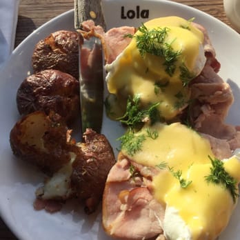 LOLA - Eggs Benedict. ***drool*** - Greek Near Me - Seattle, Washington