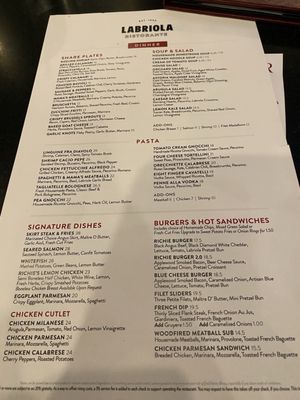 Menu photo 8 Labriola Ristorante - Oak Brook Oak Brook, IL