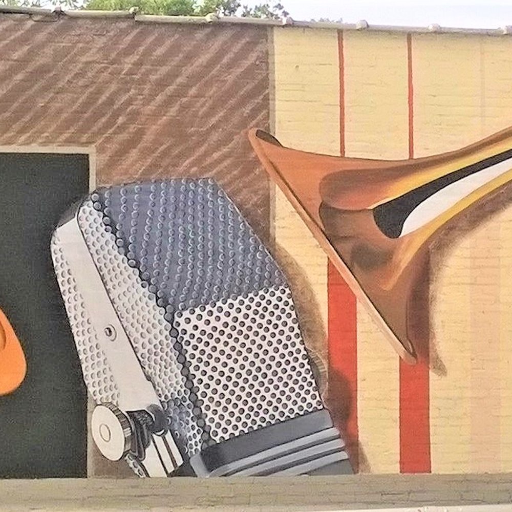 Jazz Composition - Jazz Composition by Damon Lamar Reed (2011) - Public Art Near Me - Indianapolis, Indiana Jazz Composition - Jazz Composition by Damon Lamar Reed (2011) - Public Art Near Me - Indianapolis, Indiana