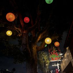 Decor extends to the street.  Gorgeous!