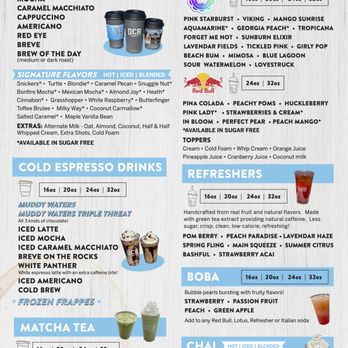 Espresso 34 - Page 1 of our menu! - Coffee & Tea Near Me - Park Rapids, Minnesota