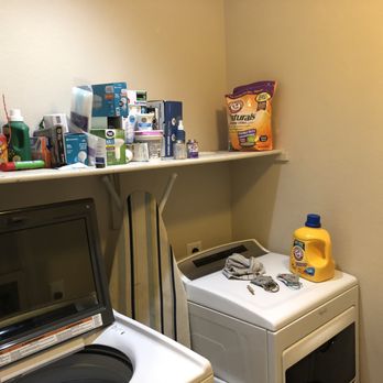 Watson Family Services - Laundry cabinet installation. Old shelf to amazing cabinet - Handyman Near Me Watson Family Services - Laundry cabinet installation. Old shelf to amazing cabinet - Handyman Near Me