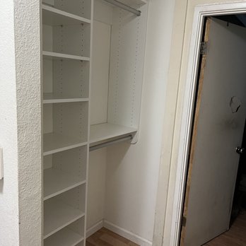 Closet Gallery - Hubbys new closet with shelves - Home Organization Near Me - El Dorado Hills, California Closet Gallery - Hubbys new closet with shelves - Home Organization Near Me - El Dorado Hills, California