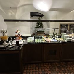 Hotel Mondschein - A portion of the breakfast buffet.