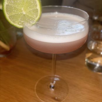 Clio - Fig Sour! Wow this was an incredible drink with so many flavors all in one. - Mediterranean Near Me - Omaha, Nebraska