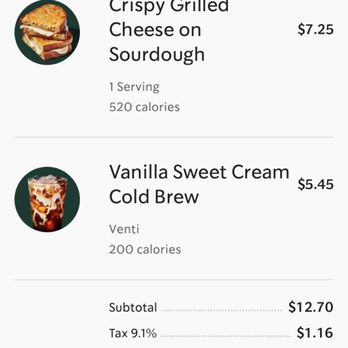 Starbucks - My order - Coffee & Tea Near Me - Phoenix, Arizona