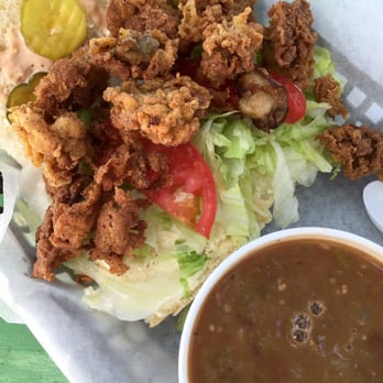 Bayou Bites - Oyster Po' Boy w/Red Beans & Rice - Cajun/Creole Near Me - Dunedin, Florida Bayou Bites - Oyster Po' Boy w/Red Beans & Rice - Cajun/Creole Near Me - Dunedin, Florida