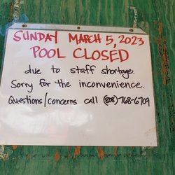 Kapaolono Pool - Closed today...boo!