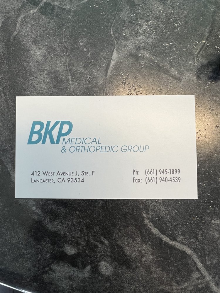 BKP MEDICAL & ORTHOPEDIC GROUP Updated August 2024 11 Reviews 412