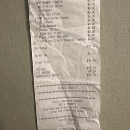 receipt