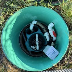 Loose Deuce Septic & Tank Services - This is the septic filter and pump system in our dual chamber septic tank after Shawn and his team cleaned it up.
