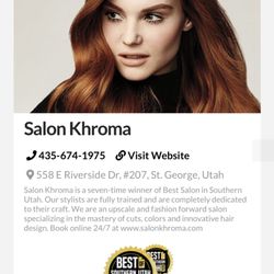 Salon Khroma - Best Salon 2020