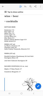 Menu photo 2 Marre & Allen Bar & Kitchen Birmingham, AL