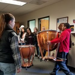 Bob Chisholm Community Center - Bamd practice at the Bob, then off to the beach.