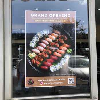Domo Cafe Kahala - Grand opening special - Sushi Bars Near Me - Honolulu, Hawaii Domo Cafe Kahala - Grand opening special - Sushi Bars Near Me - Honolulu, Hawaii