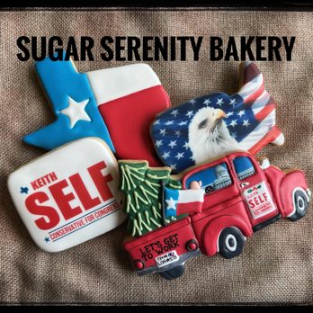 Sugar Serenity Bakery - US Congressman Keith Self victory celebration cookies - Bakeries Near Me - Farmersville, Texas Sugar Serenity Bakery - US Congressman Keith Self victory celebration cookies - Bakeries Near Me - Farmersville, Texas