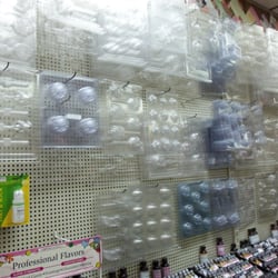 Sweet Creations Unlimited - Walls full of molds for every holiday, season or occasion.