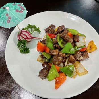 Royal Kitchen - Stir-Fried Beef w.Scallions - Chinese Near Me - Plano, Texas
