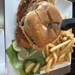 Friends lunch and he loved it Friends lunch and he loved it