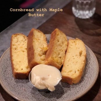 Park Distillery - Cornbread with Maple Butter - Canadian (New) Near Me - Banff, Alberta Park Distillery - Cornbread with Maple Butter - Canadian (New) Near Me - Banff, Alberta