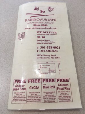 Menu photo 4 Rainbow Sushi Germantown, MD