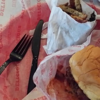 Good Stuff Eatery - Smokehouse Bacon burger and small Village fries - Burgers Near Me - Arlington, Virginia