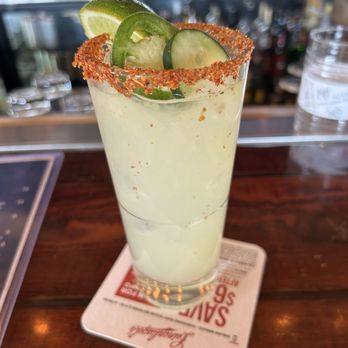 Social Tap - Cucumber jalapeño margarita - Sports Bars Near Me - Ventura, California Social Tap - Cucumber jalapeño margarita - Sports Bars Near Me - Ventura, California
